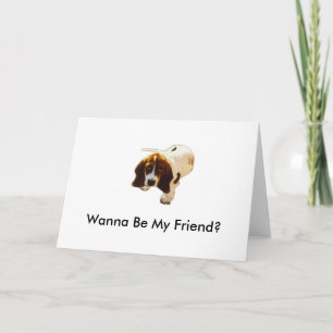 Solo Puppy_Look, Wanna Be My Friend? Card
