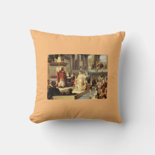 Solomon and the Queen of Sheba - Giovanni De Min Cushion