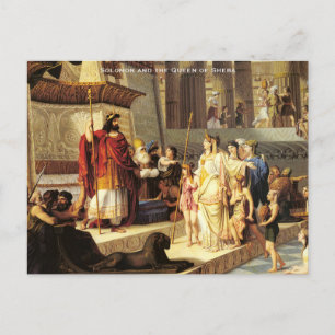 Solomon and the Queen of Sheba - Giovanni De Min Postcard