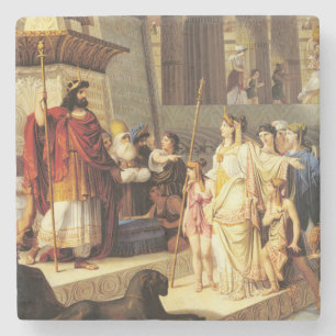 Solomon and the Queen of Sheba - Giovanni De Min Stone Coaster