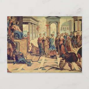 Solomon and the Queen of Sheba Postcard