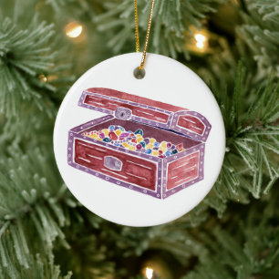 Solomon and the Treasure of Wisdom Jesse Tree Ceramic Tree Decoration