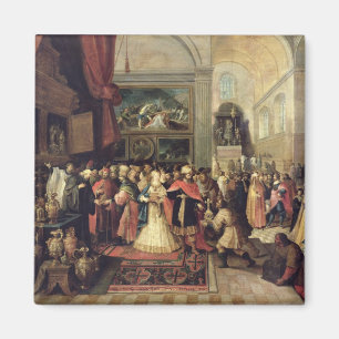 Solomon in the Treasury of the Temple, 1633 Magnet