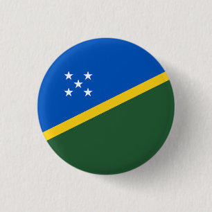 Solomon Islander Flag, Flag of Solomon Islands 3 Cm Round Badge