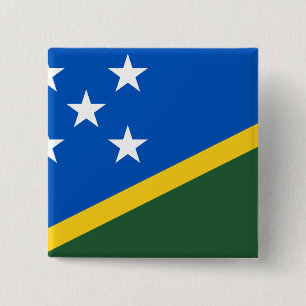 Solomon Islands Flag 15 Cm Square Badge