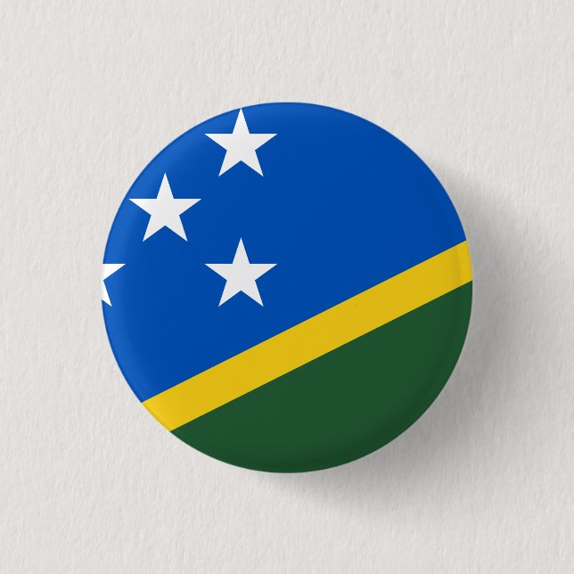 Solomon Islands Flag 3 Cm Round Badge (Front)