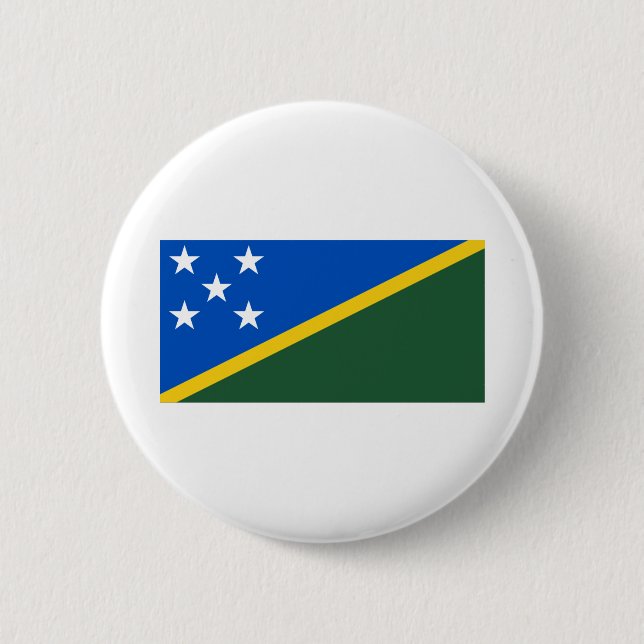 Solomon Islands Flag 6 Cm Round Badge (Front)
