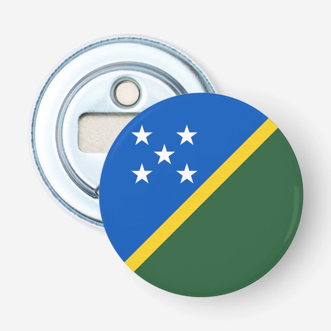 Solomon Islands Flag Bottle Opener (Front)
