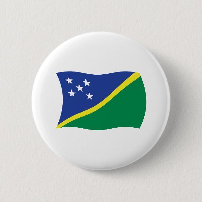 Solomon Islands Flag Button (Front)