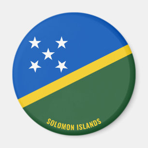 Solomon Islands Flag Charming Patriotic Magnet