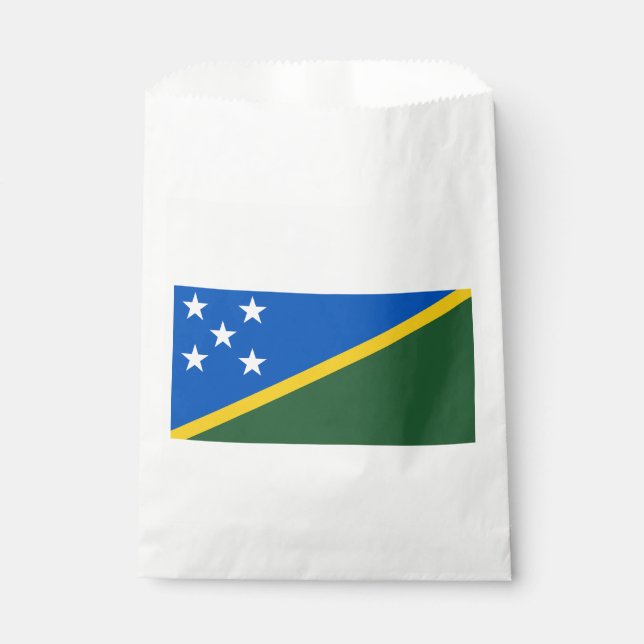 Solomon Islands Flag Favour Bags (Front)