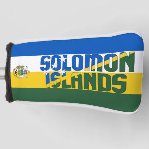 Solomon Islands Flag Gorgeous Patriotic Golf Head Cover