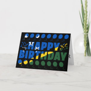 Solomon Islands Flag Patriotic Birthday Card