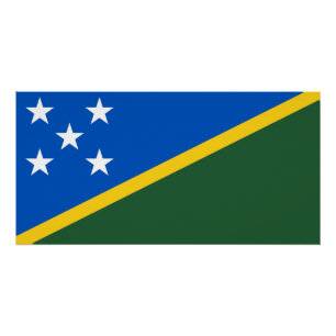 Solomon Islands Flag Poster