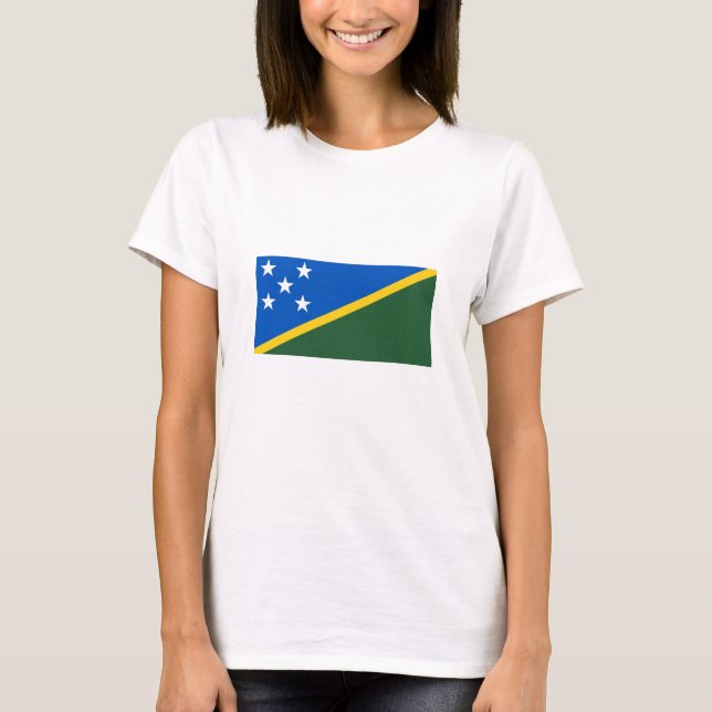 Solomon Islands Flag T-Shirt (Front)