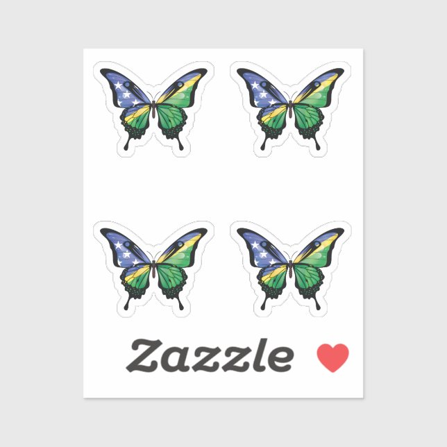 Solomon Islands Swallowtail Butterfly Flag (Sheet)