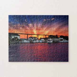 Solomons Island Sunset Jigsaw Puzzle