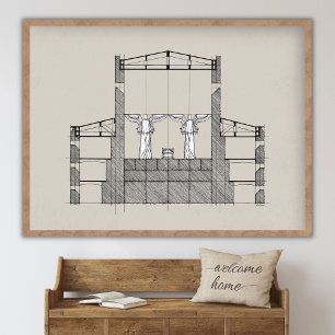 Solomon's Temple, Holy of Holies, Mt Zion, City of Poster