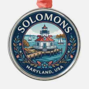 Solomons USA Metal Tree Decoration
