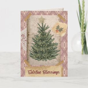 Solstice Blessings Holiday Card