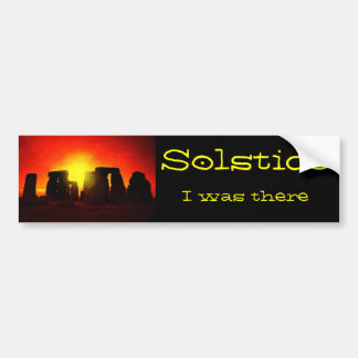 Solstice Bumper Sticker