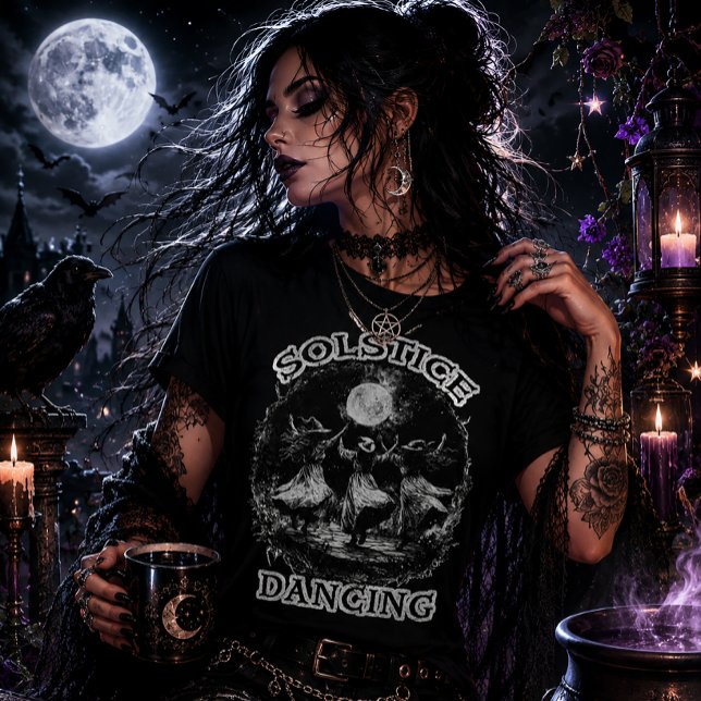 Solstice Dancing in the Full Moon Tri-Blend Shirt (Creator Uploaded)