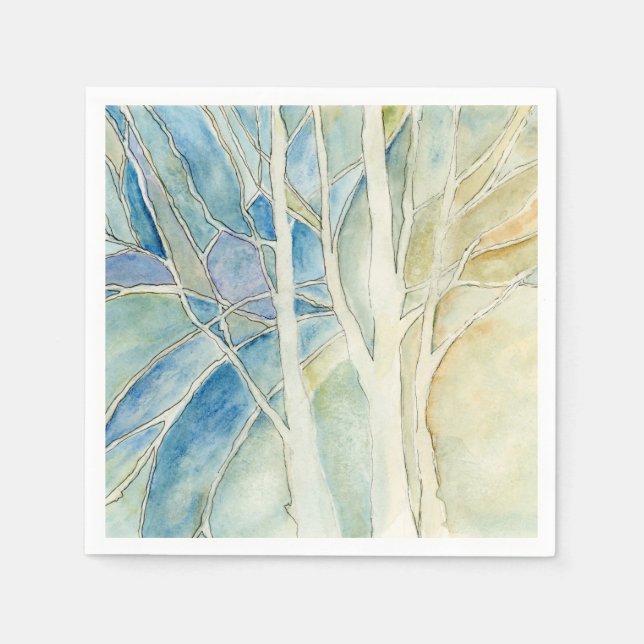 Solstice design on Party Napkins (Front)