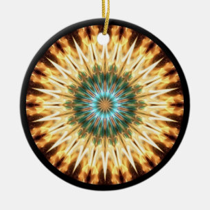 Solstice Fire 2 Ceramic Tree Decoration