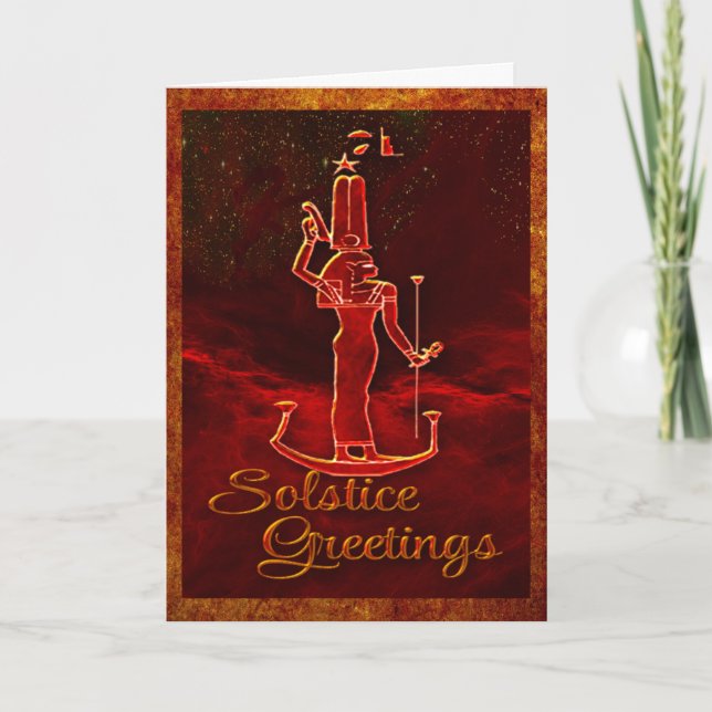 Solstice Greetings Card (Front)