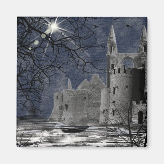 Solstice Night Gothic Landscape Magnet