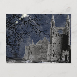 Solstice Night Gothic Landscape Postcard
