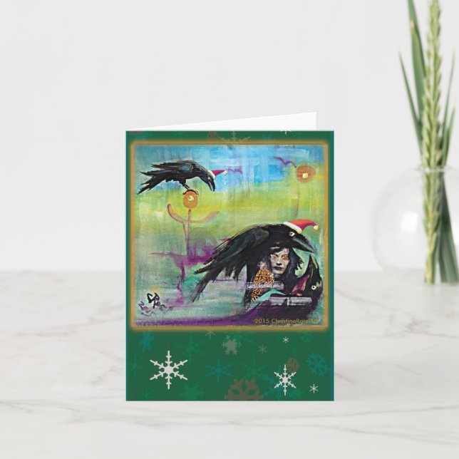 Solstice Ravens Card (Front)