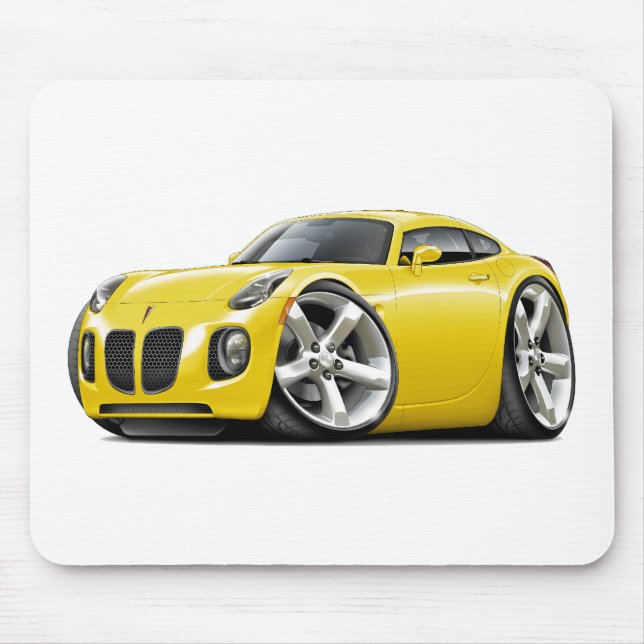 Solstice Yellow Car Mouse Pad (Front)