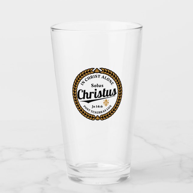 Solus Christus Glass (Front)