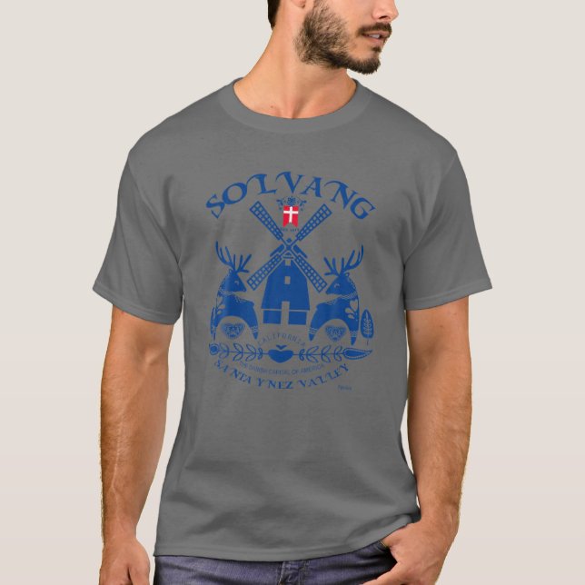 Solvang California Danish Village Santa Ynez Valle T-Shirt (Front)