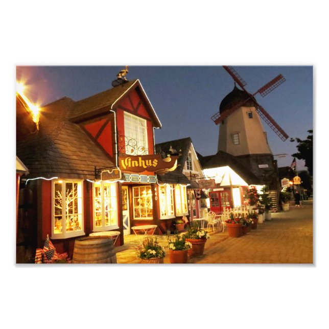Solvang California Photo Print (Front)