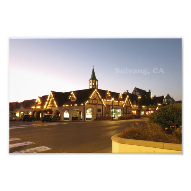Solvang California Photo Print (Front)
