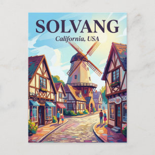 Solvang, California USA Postcard
