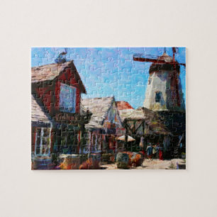 Solvang Windmill Jigsaw Puzzle