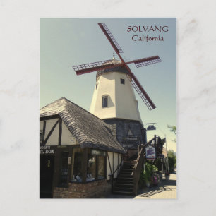 Solvang Windmill Postcard! Postcard