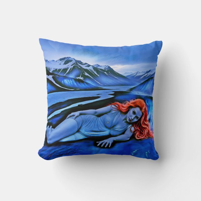 “Sólvátra”  - Flame Beneath Ice Cushion (Front)
