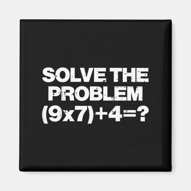 Solve The Problem Math 67 Meme 6 7 Costume Kids Bo Magnet (Front)
