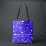 solve your own problems mathematics funny blue tote bag<br><div class="desc">solve your own problems cute and funny mathematics symbols signs and numbers blue pattern for maths teacher and students as well as maths lovers.contact for custom work or designs.</div>