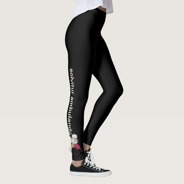 Solvitur Ambulando Poodle Leggings (Right)