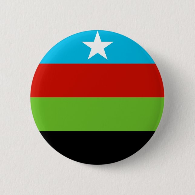 Somali Bantu Liberation Movement Flag 6 Cm Round Badge (Front)