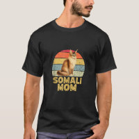 Somali Cat Mum Retro Vintage Funny I Love My Somal