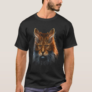 Somali Colourful graphic Cat Dad Mum Men Women T-Shirt