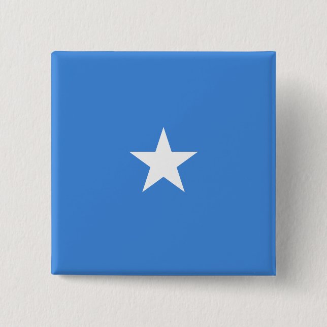 Somali Flag 15 Cm Square Badge (Front)