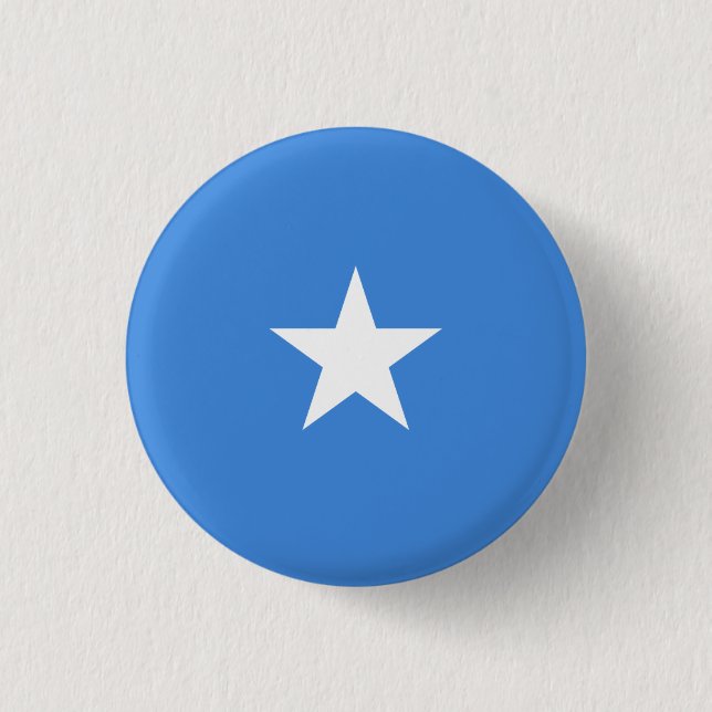 Somali Flag, Flag of Somalia 3 Cm Round Badge (Front)