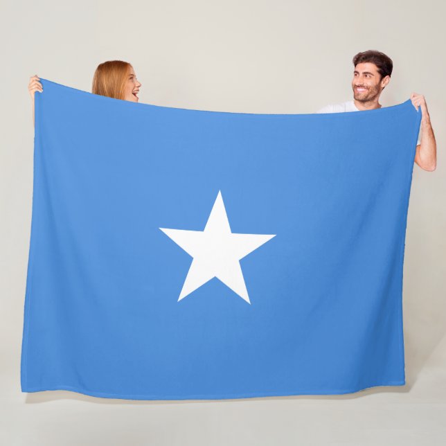 Somali Flag (Somalia) Fleece Blanket (In Situ)